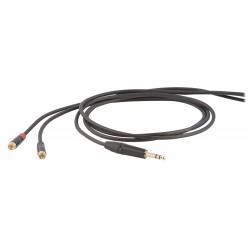 DIE HARD DHS530LU18 ONEHERO Series kabel audio Jack 6.3 stereo - 2x RCA 1.8m